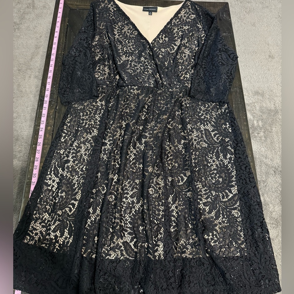 Lane Bryant Black lace dress